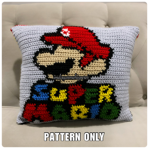 Super Mario Pillow Pattern