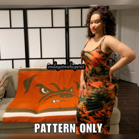 Cleveland Browns Blanket Pattern