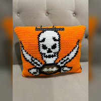 Tampa Bay Buccaneers-Inspired Throw Pillow