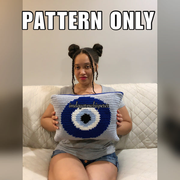 Evil Eye Pillow Pattern