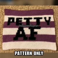 Petty AF Pillow Pattern