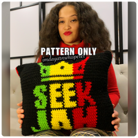 Seek Jah Pillow Pattern