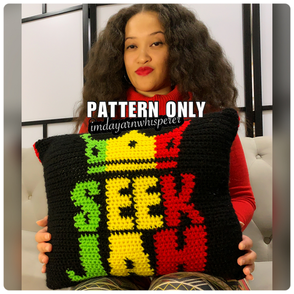 Seek Jah Pillow Pattern