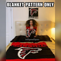 Atlanta Falcons Blanket Pattern